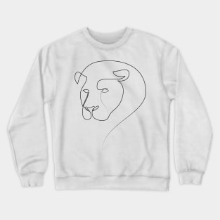 Linear Lion Crewneck Sweatshirt